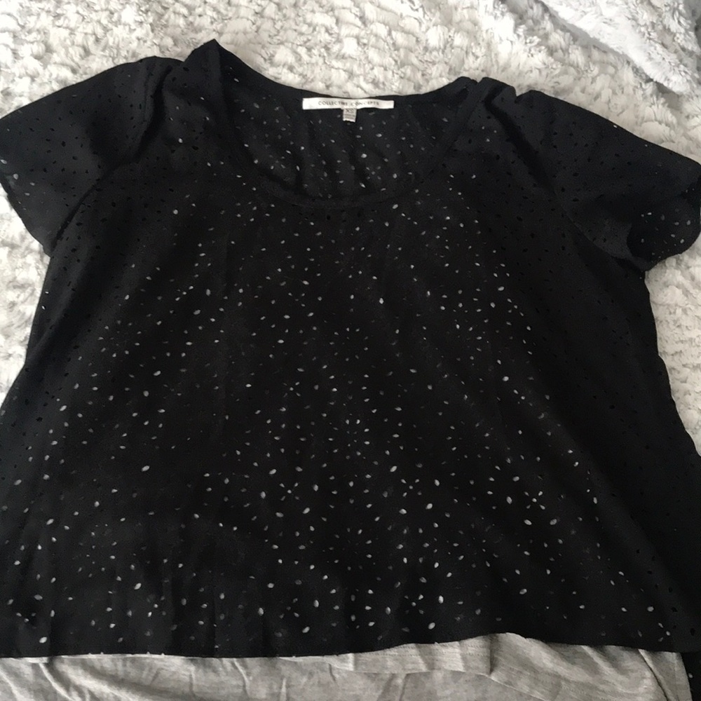 New without tags VICI Top black and grey